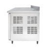 2-Door GN1/1 Refrigerated Table - Depth 700 with Backsplash - Dynasteel