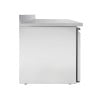 3-Door GN1/1 Refrigerated Table - 700 Depth with Backsplash - Dynasteel