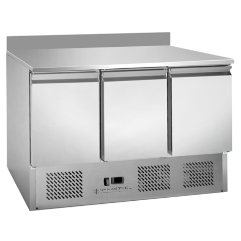 Mesa Refrigerada Positiva 3 Puertas GN 1/1 Dynasteel