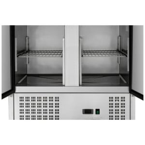 Saladette Compacta 2 Puertas - Con Tapa Deslizante - Dynasteel