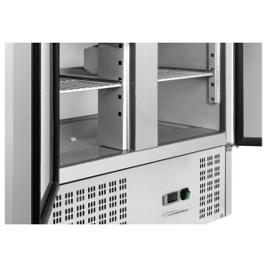 Saladette Compacta 2 Puertas - Con Tapa Deslizante - Dynasteel