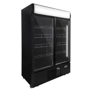 Vitrina de bebidas refrigerada - 2 puertas - 800 L | Dynasteel