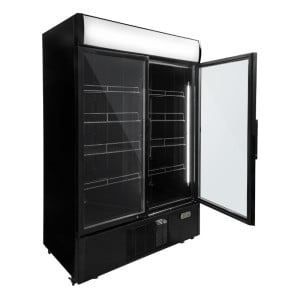 Vitrina de bebidas refrigerada - 2 puertas - 800 L | Dynasteel