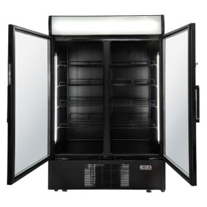 Vitrina de bebidas refrigerada - 2 puertas - 800 L | Dynasteel