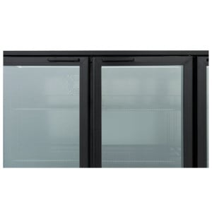 Bar Trasero Refrigerado 328 L 3 Puertas de Vidrio Negro