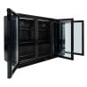 Bar Trasero Refrigerado 328 L 3 Puertas de Vidrio Negro