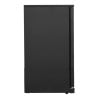 Bar Trasero Refrigerado 328 L 3 Puertas de Vidrio Negro