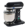 Planetary Mixer 7L Black - Dynasteel: Powerful and versatile for kitchen professionals.