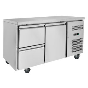 Mesa Refrigerada Positiva - 1 Puerta y 2 Cajones - Dynasteel