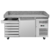 Mueble para Pizza 600x400 - 1 Puerta y 7 Cajones - Dynasteel