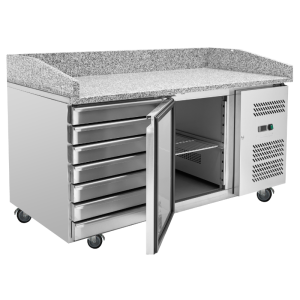 Mueble para Pizza 600x400 - 1 Puerta y 7 Cajones - Dynasteel