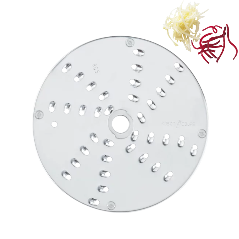 Disco Rallador - Tamaño Corte - 5 mm Robot-Coupe Para CL 50 Gourmet Disco Rallador - Tamaño Corte - 5 mm Robot-Coupe Para CL 50 Gourmet