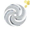 Disco Cortador - Tamaño Corte - PDT cocidas 4 mm Robot-Coupe Para R 502 / R 502 VV / R 652 / R 652 VV