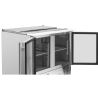 Compact Saladette - 2 Glass Doors with Opening Roof - Dynasteel