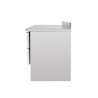 Mesa Refrigerada Dynasteel con Salpicadero y GN 1/2