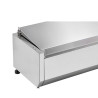 Refrigerated Countertop Saladette Stainless Steel - 5 x GN 1/4 Dynasteel: Keep your food fresh and organized.