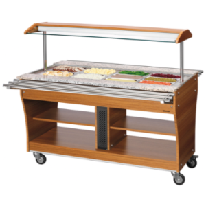 Carro Buffet Caliente Bartscher - GN 1/1 Higiene y Movilidad