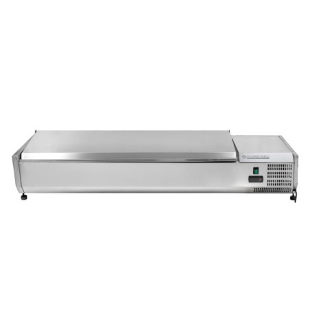 Saladette Refrigerada para Colocar Tapa Inox - 7 x GN 1/4 - Dynasteel