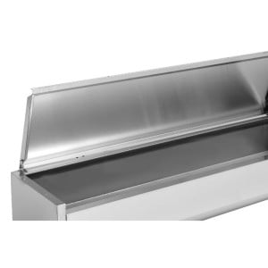 Saladette Refrigerada para Colocar Tapa Inox - 7 x GN 1/4 - Dynasteel