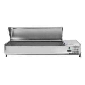 Saladette Refrigerada para Colocar Tapa Inox - 7 x GN 1/4 - Dynasteel