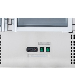 Mueble para Pizza Refrigerado Compacto - 3 Puertas de Vidrio - Dynasteel