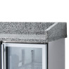 Mueble para Pizza Refrigerado Compacto - 3 Puertas de Vidrio - Dynasteel
