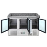 Mueble para Pizza Refrigerado Compacto - 3 Puertas de Vidrio - Dynasteel