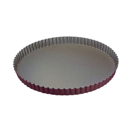 Tourtière Ronde Cannelée Antiadhérente 260mm - Qualité Professionnelle