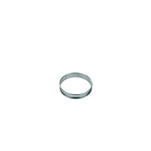 Stainless steel tart ring Ø100 mm, perfect baking and easy removal