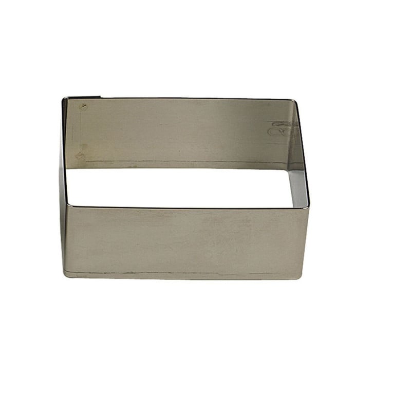 Non-stick Pastry Mold Rectangle Stainless Steel 160 x 80 mm - Gobel