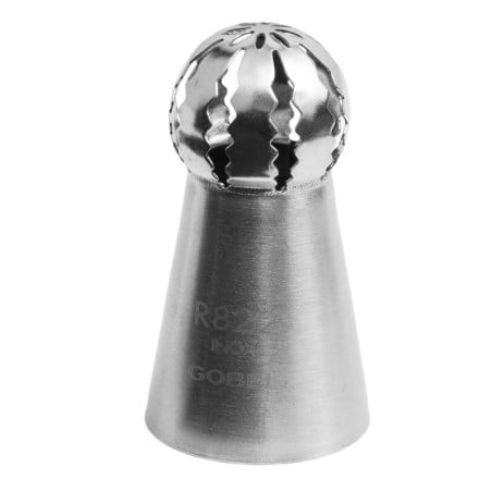 Stainless steel sphere nozzle Gobel R822 - Ø 24 mm | Professional pastry accessory