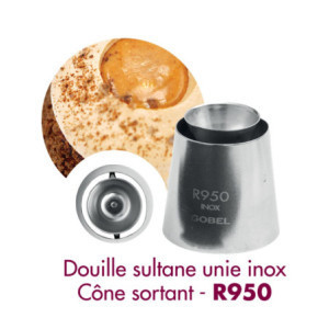 Douille Sultane Inox Ø 30 mm - Accessoire Pâtisserie Gobel