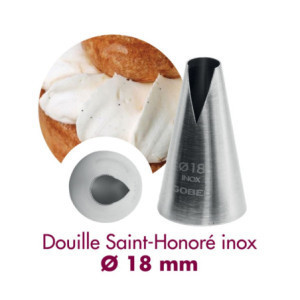 Douille Saint-Honoré Inox ⌀ 18 mm Gobel - Qualité professionnelle