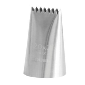 Boquilla para Tronco Acanalada Inox 6 Dientes Gobel 20x3mm - Calidad Pro