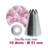 Douille Rosa Inox 10 Dientes ⌀21mm Gobel cocina repostería