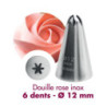 Douille rose inox professionnelle - Ø 12 mm Gobel