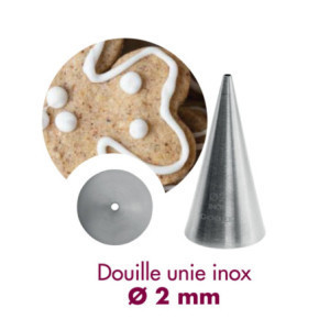 Douille unie inox 2mm Gobel - Précision & qualité professionnelle