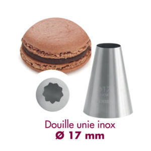 Douille Unie en Inox - Idéale pour Décor Pâtisserie