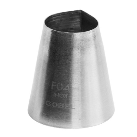 Boquilla geométrica acanalada cuadrada en acero inoxidable Gobel - ⌀ 26 mm autenticidad francesa