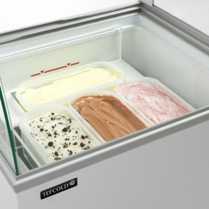 Ice Cream Display - TEFCOLD 176 L: Showcase your ice creams