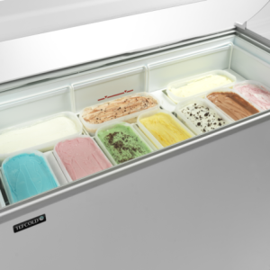 Vitrine à Crème Glacée TEFCOLD - Stockage Optimal & Présentation Élégante