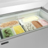 TEFCOLD Ice Cream Display - 264 L: Decorative Freezer for Ice Cream