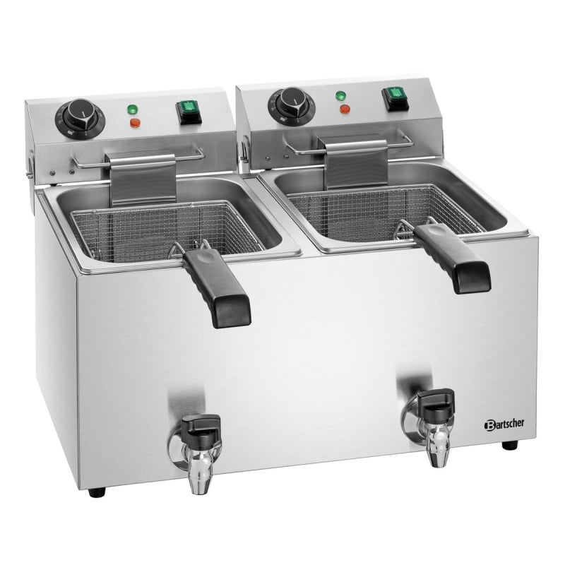 SNACK IV Plus Fryer Bartscher | Double tank, 190°C optimal