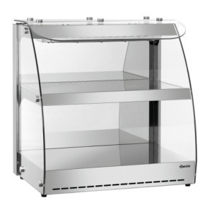 Heated Display Case 5900 2ER Bartscher in Stainless Steel