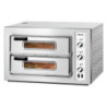 Horno de pizza NT 502 Bartscher: Horno profesional doble para 8 pizzas