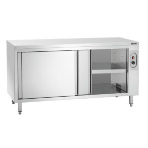 Armario calentador 700 Bartscher: Mueble base de acero inoxidable profesional