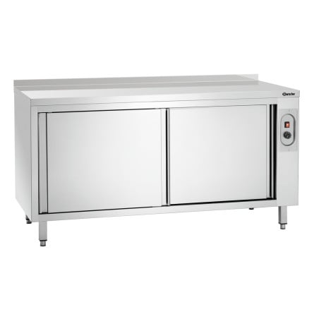 Armario calentador profesional Bartscher 700 - Mueble bajo inox 1600mm