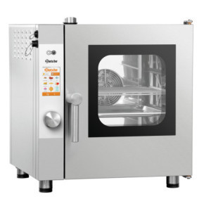 Cuatro hornos mixtos de vapor Silversteam 5230DRS Bartscher - Cocina eficiente y precisa