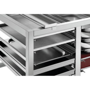 Soporte Silversteam 6040 Bartscher: Organización y Productividad en la Cocina