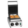 Professional waffle iron MDI 1BW-AL Bartscher | Brussels waffle and 1800W power